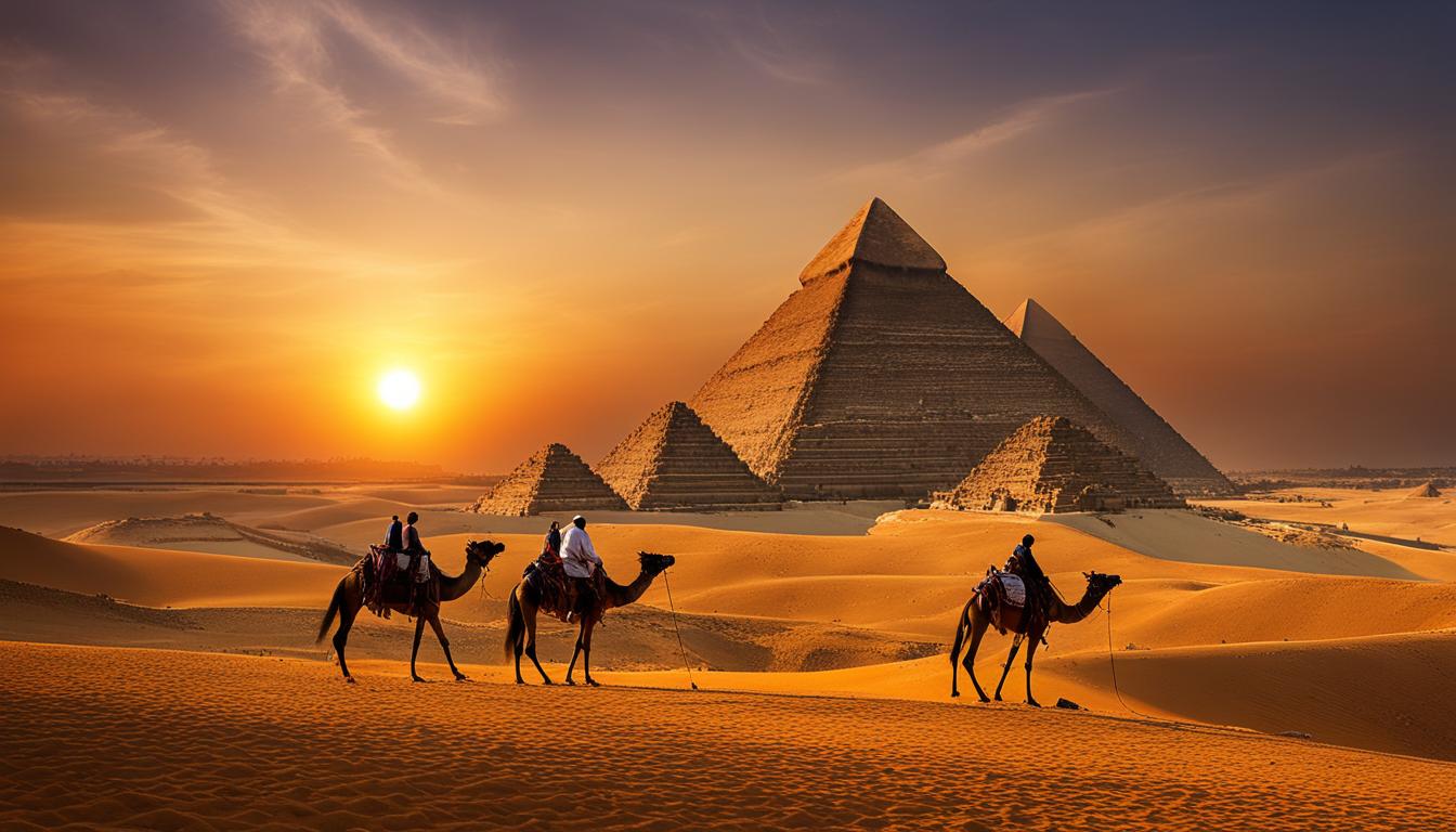 The Pyramids of Giza, Mesir