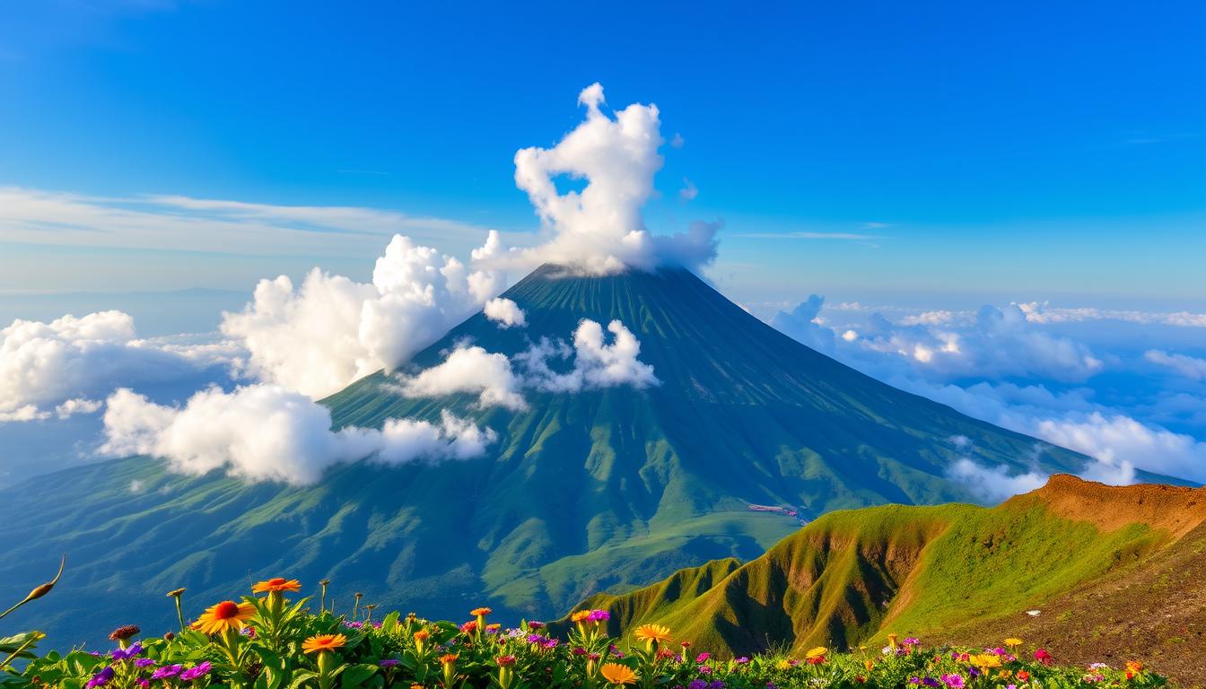 Keindahan Gunung Sibayak, sumatra Utara