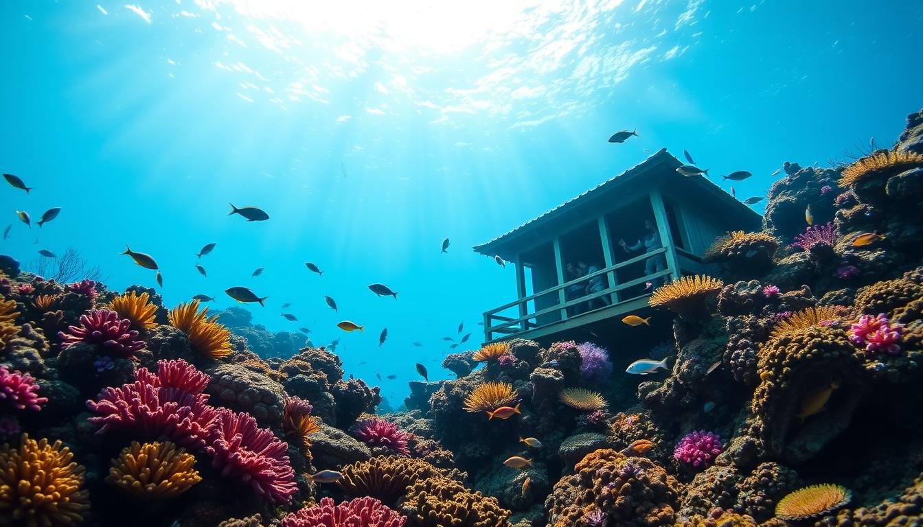 Menyaksikan Pernak-pernik Biota Laut di Coral House Banyuwangi