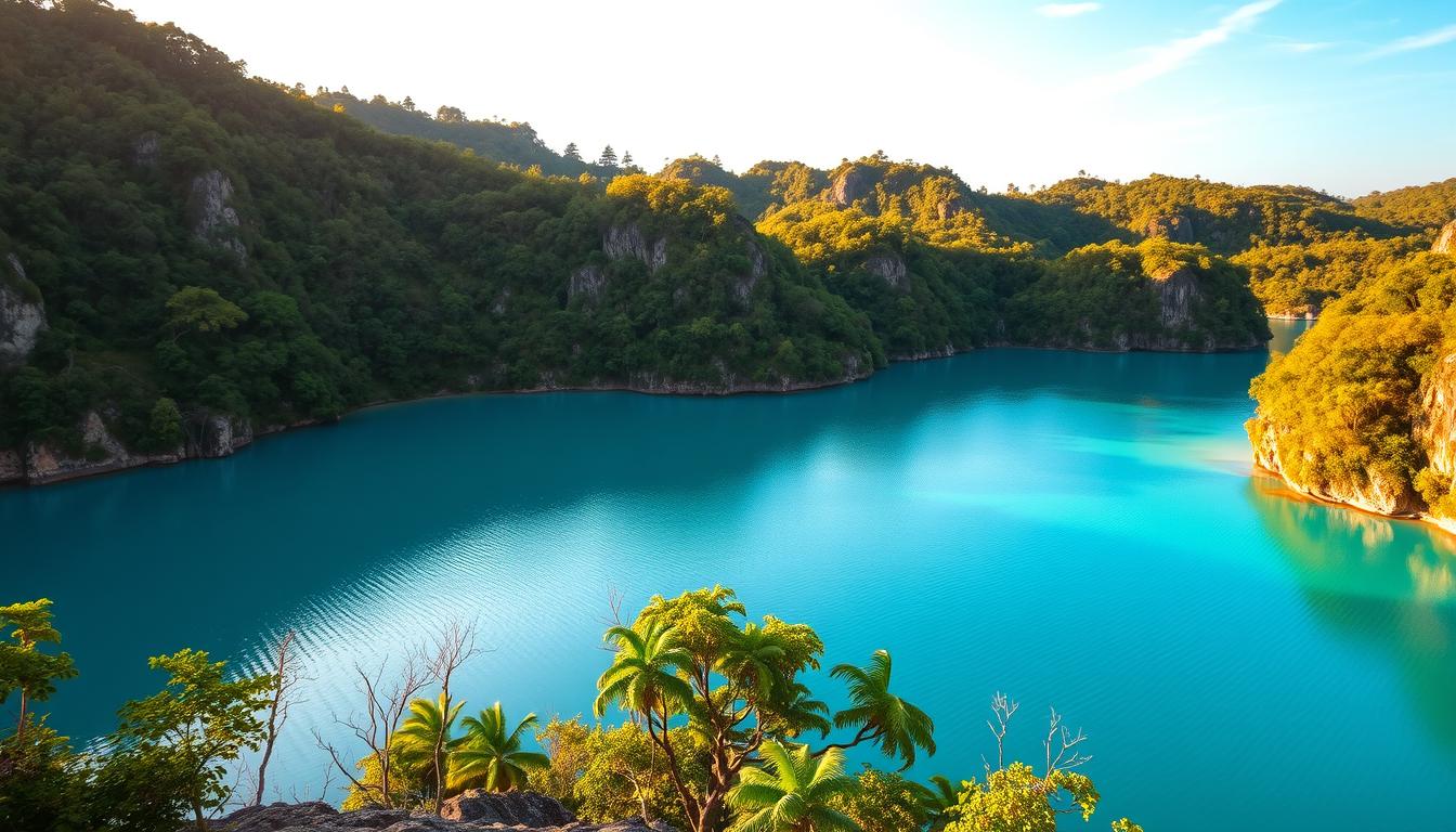 Deretan Danau Pulau Banggai yang Indah Bak Cermin Alam!